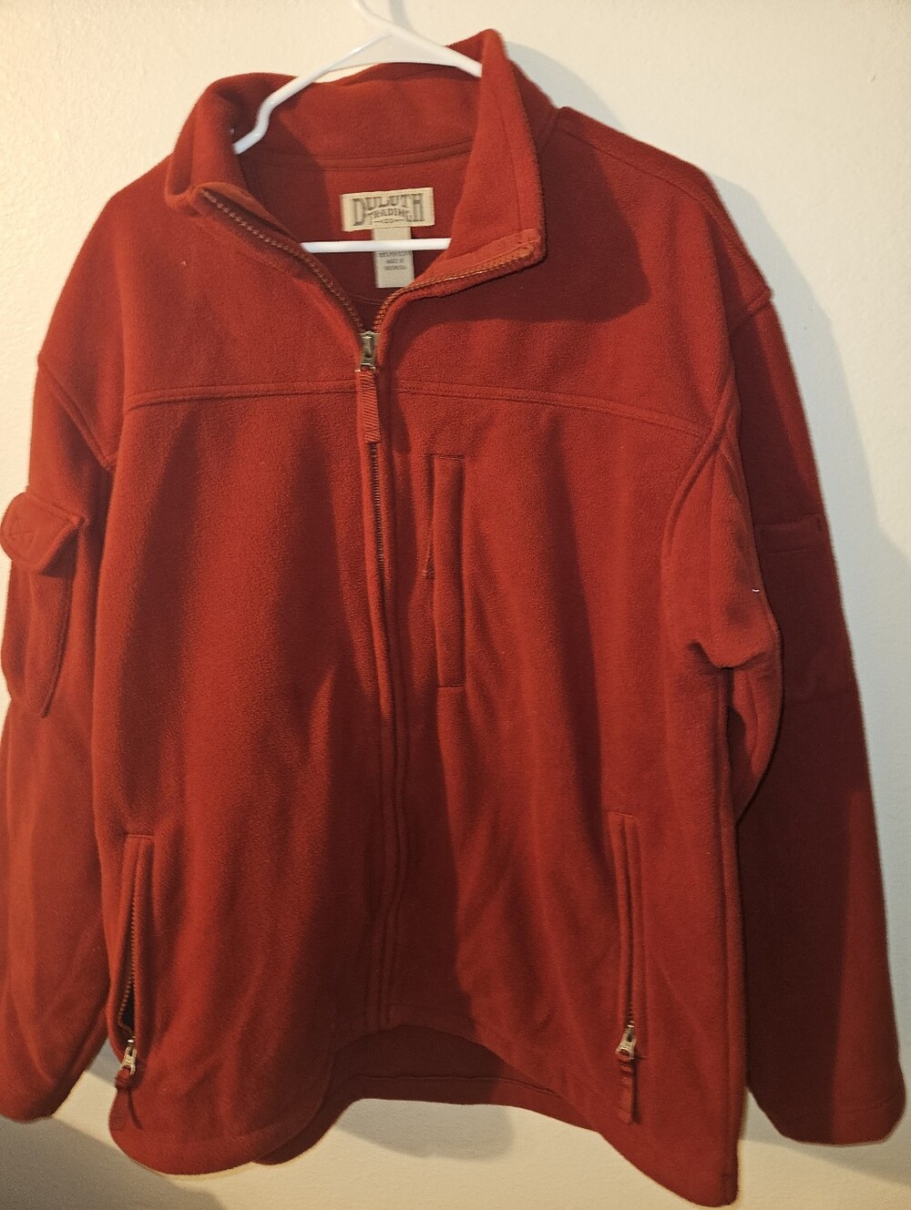 Duluth Trading Company Mens Red Jacket Size L